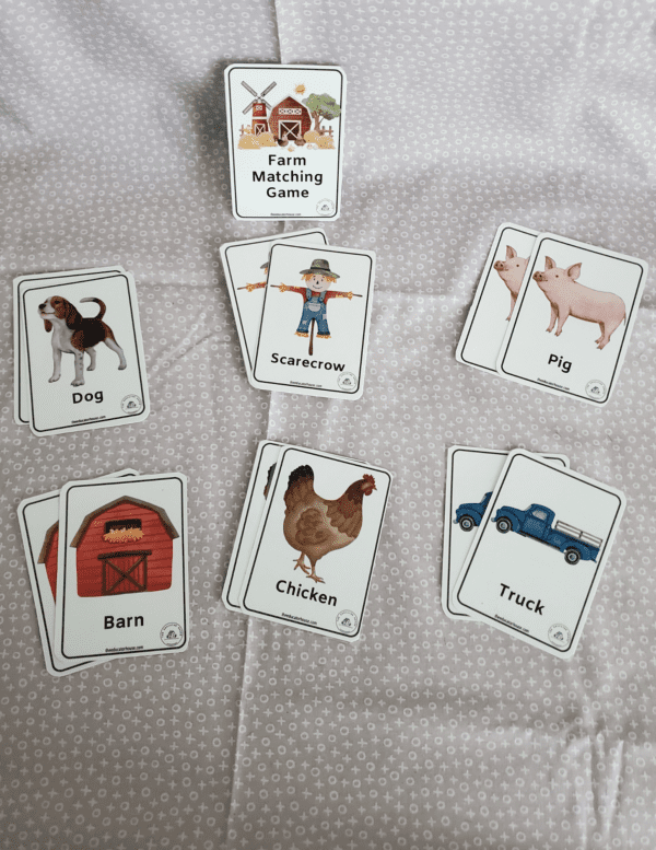 Farm Matching Cards